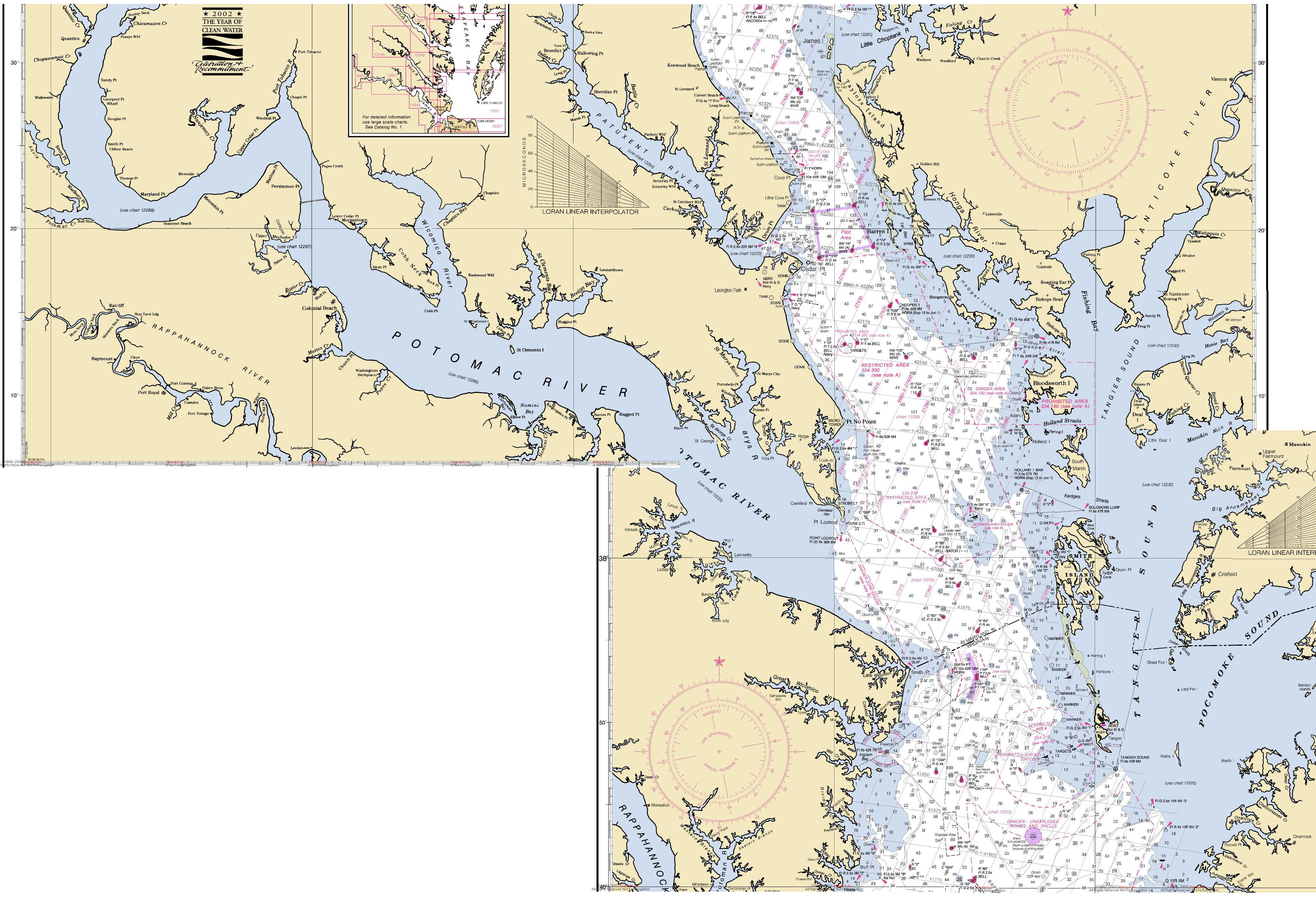 Upper Chesapeake Bay Chart