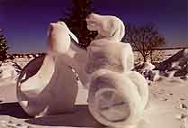 snow sculpture #1